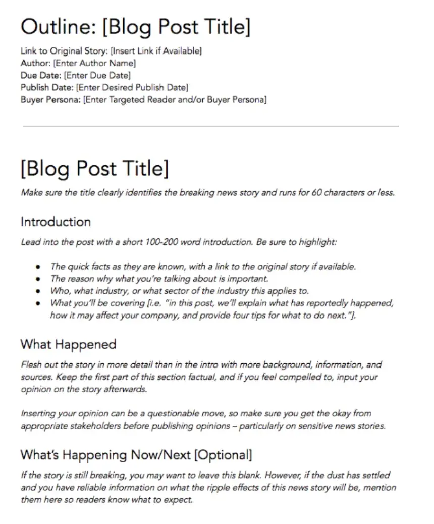 How To Write A Blog Post