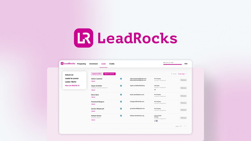 Leadrocks Appsumo Reviews